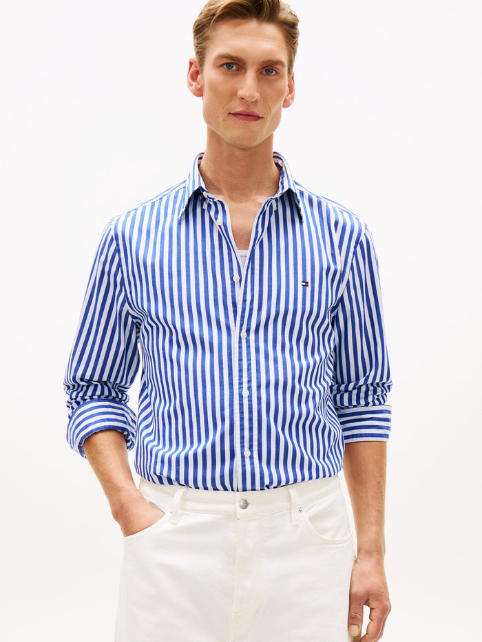 Tommy Hilfiger Flex Poplin Classic Stripe Shirt