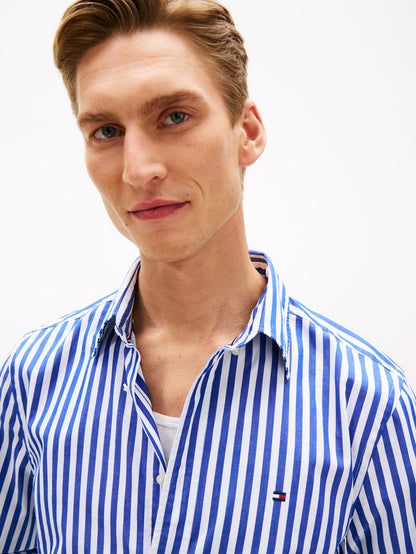 Tommy Hilfiger Flex Poplin Classic Stripe Shirt