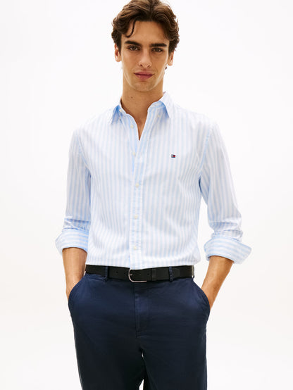 Tommy Hilfiger Flex Poplin Classic Stripe Shirt