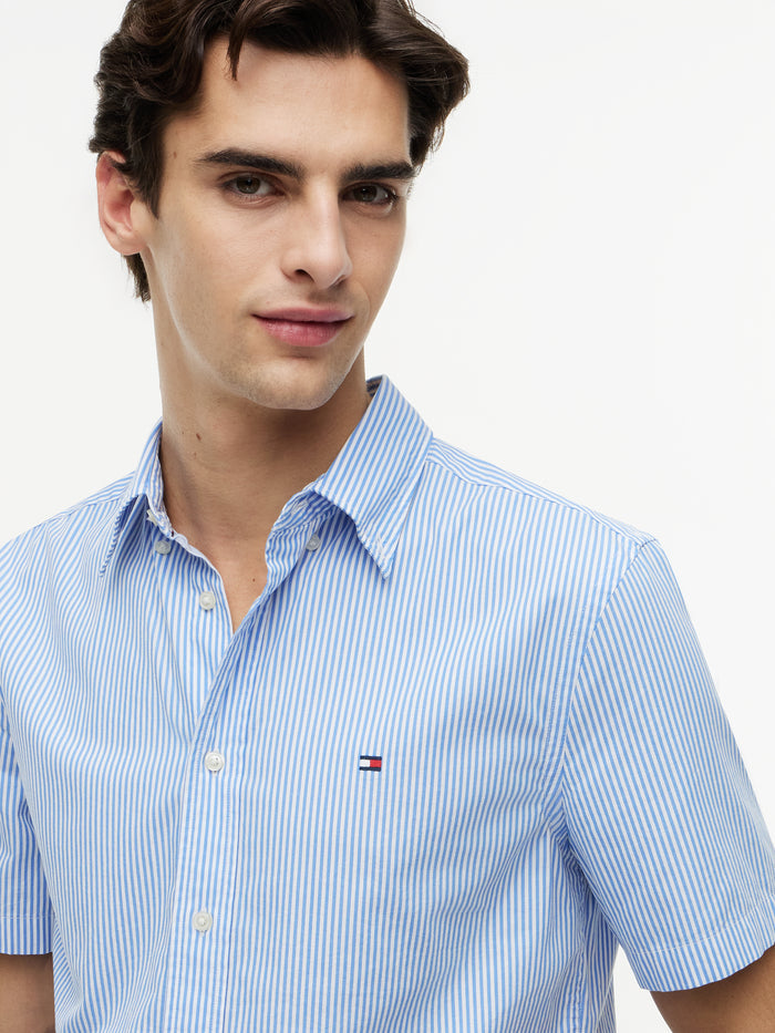Tommy Hilfiger Flex Poplin Classic Stripe S/S Shirt