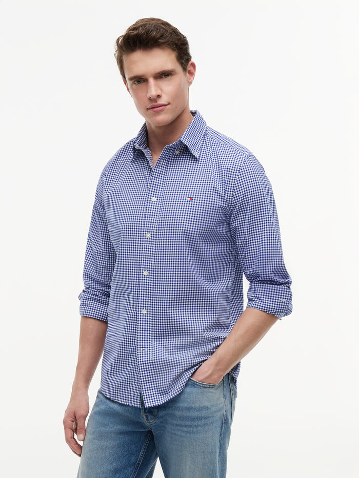 Tommy Hilfiger Flex Poplin Gingham Shirt