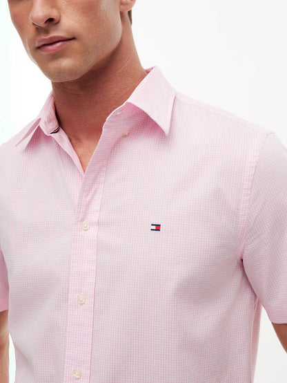 Tommy Hilfiger Flex Poplin Gingham S/S Shirt