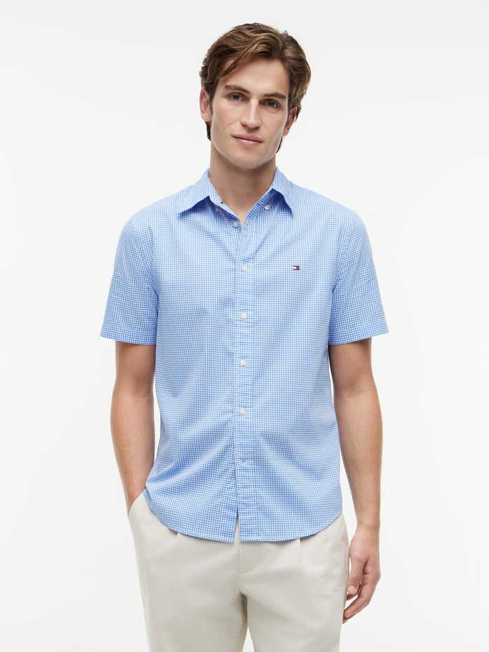 Tommy Hilfiger Flex Poplin Gingham S/S Shirt