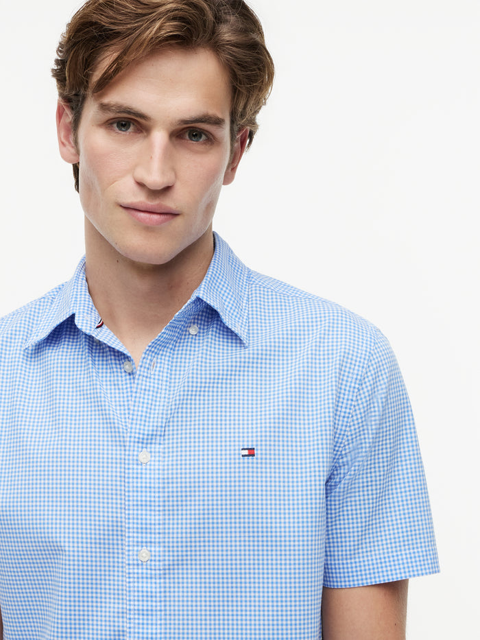 Tommy Hilfiger Flex Poplin Gingham S/S Shirt