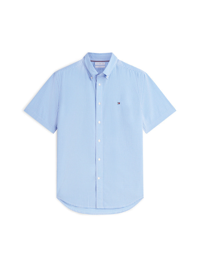 Tommy Hilfiger Flex Poplin Gingham S/S Shirt