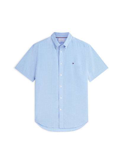Tommy Hilfiger Flex Poplin Gingham S/S Shirt