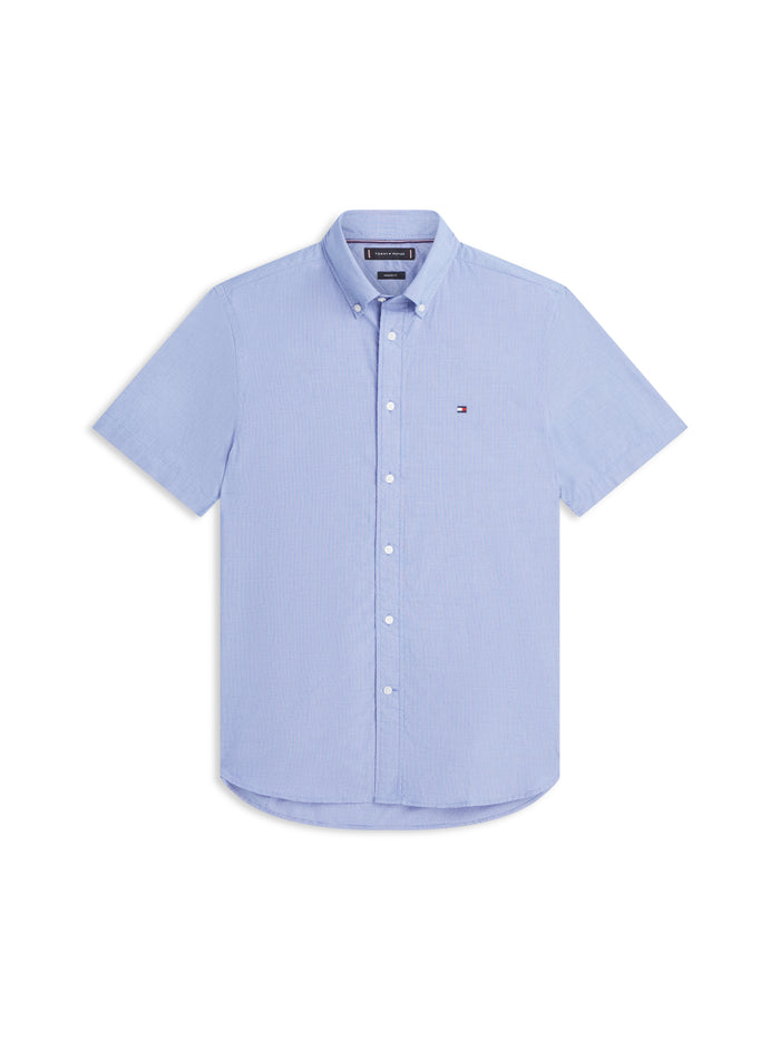Tommy Hilfiger Flex Poplin Houndstooth S/S Shirt