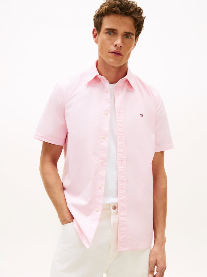 Tommy Hilfiger Flex Poplin Houndstooth S/S Shirt