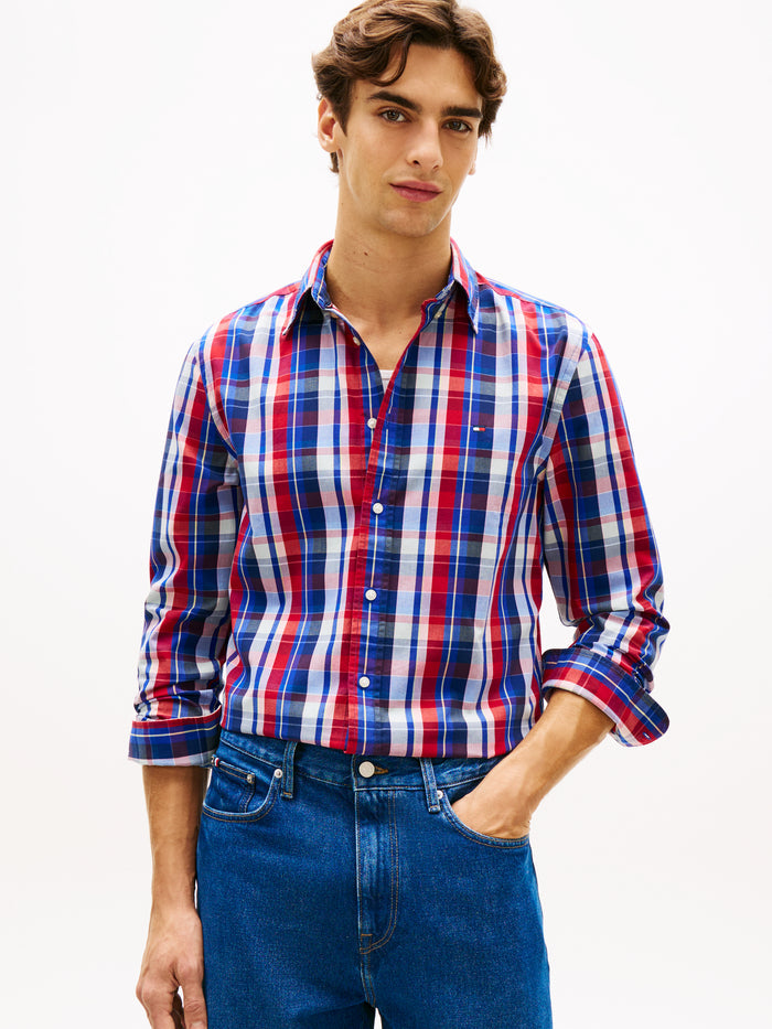 Tommy Hilfiger Flex Poplin Multi Check Shirt