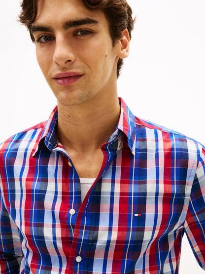 Tommy Hilfiger Flex Poplin Multi Check Shirt