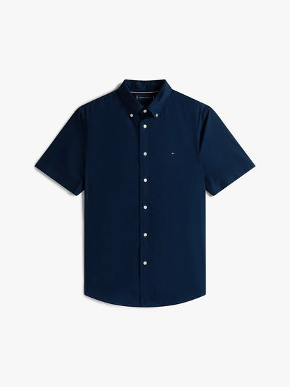 Tommy Hilfiger Flex Poplin Plain S/S Shirt