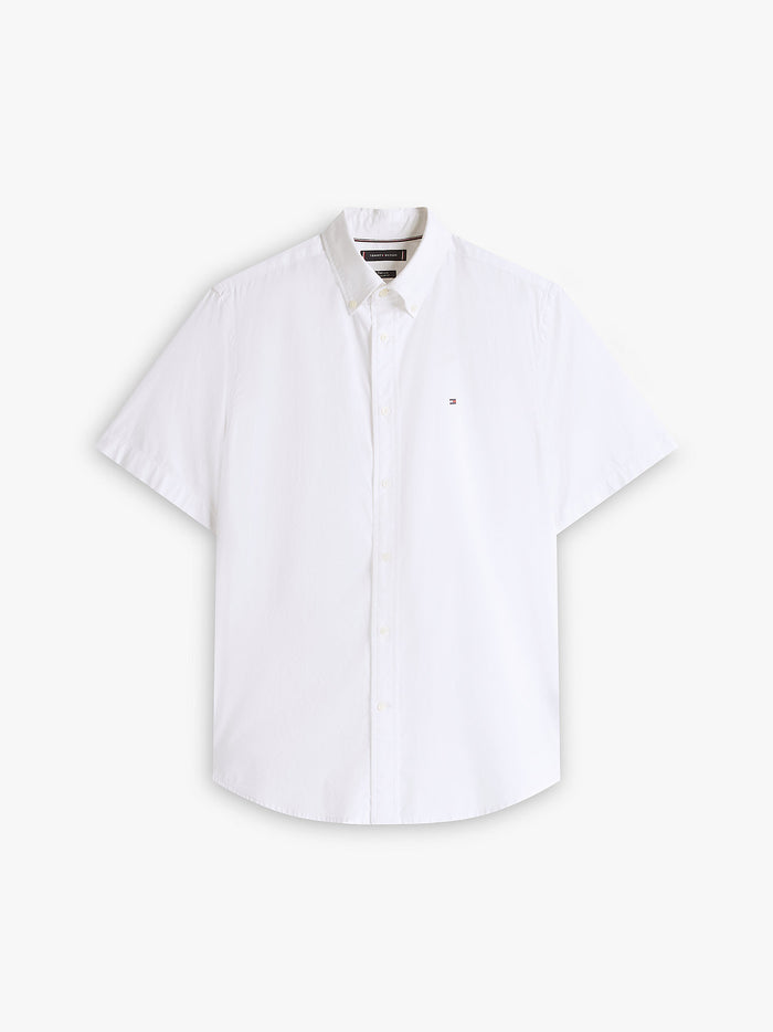 Tommy Hilfiger Flex Poplin Plain S/S Shirt