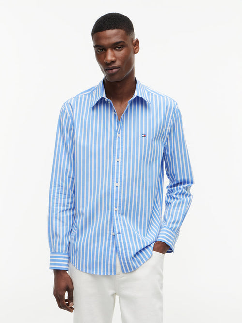 Tommy Hilfiger Flex Poplin Seasonal Stripe Shirt