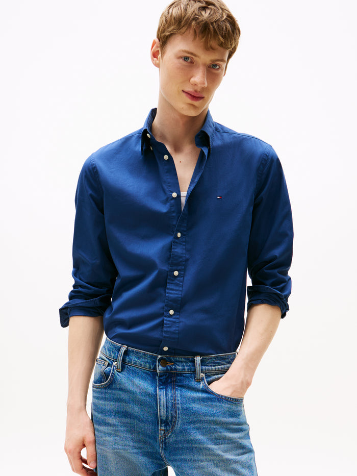 Tommy Hilfiger Flex Poplin Solid Shirt