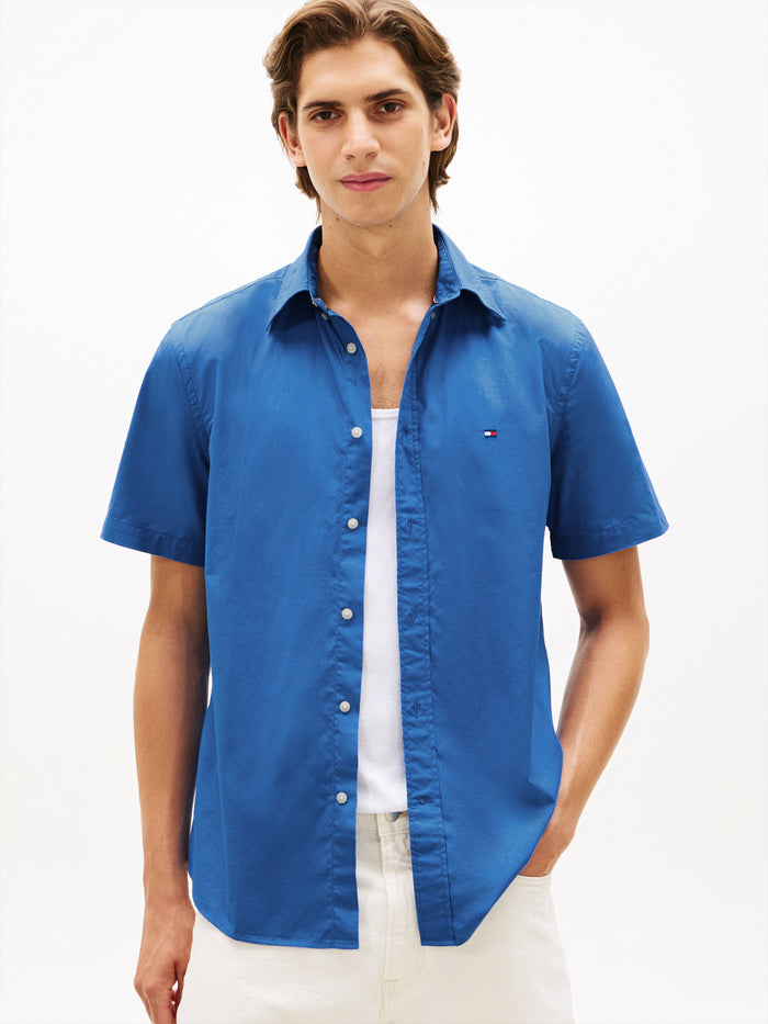 Tommy Hilfiger Flex Poplin Solid S/S Shirt