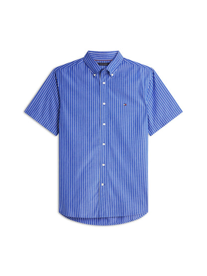 Tommy Hilfiger Flex Poplin Stripe S/S Shirt