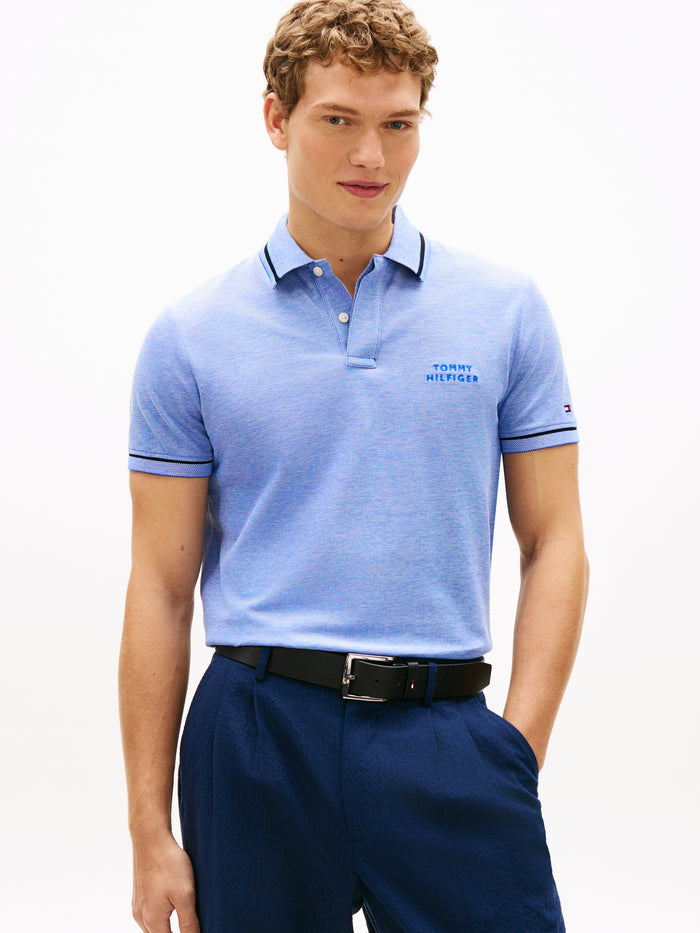 Tommy Hilfiger Oxford Two Tone Polo