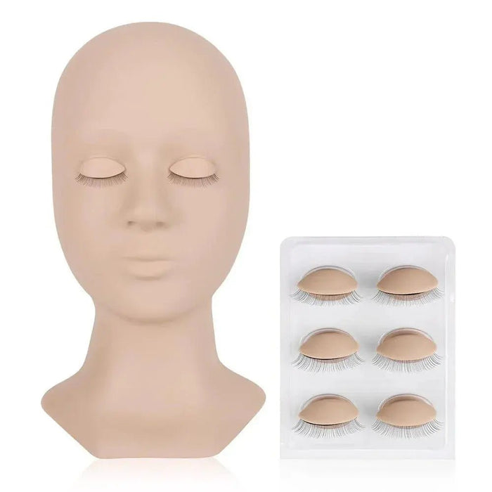 Training Mannequin Head (replacement eyelids)| Swaniya Lashes