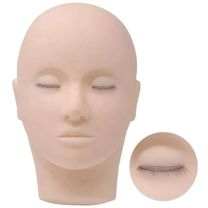Training Mannequin Head (with lashes)| Swaniya Lashes