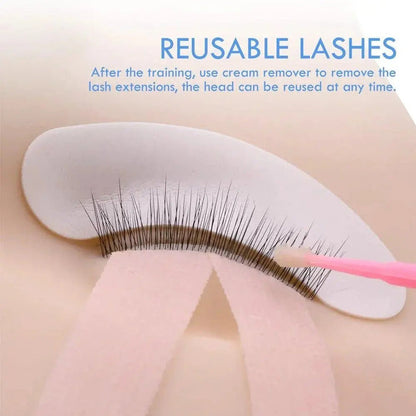 Training Mannequin Head (with lashes)| Swaniya Lashes