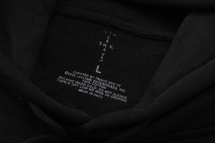 Travis Scott Astroworld 'WISH YOU WERE HERE' Black Hoodie