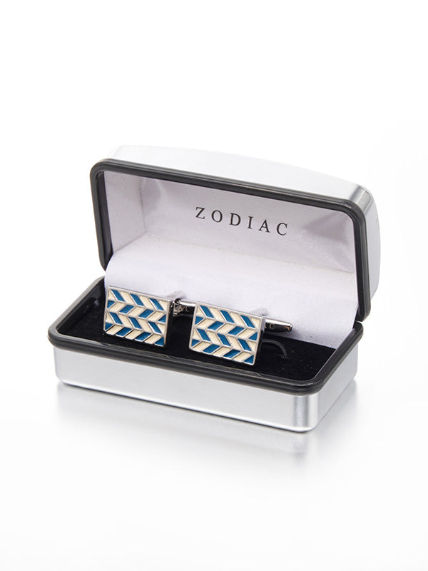 Turquoise Enamel Cufflinks