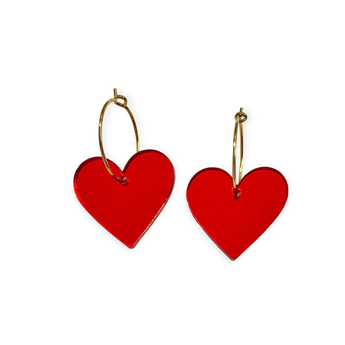 TWO HEARTS - red