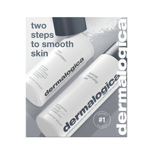 two steps to smooth skin