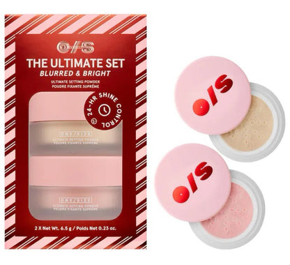 Ultimate Blurring Setting Powder Blurred & Bright Travel Duo one size