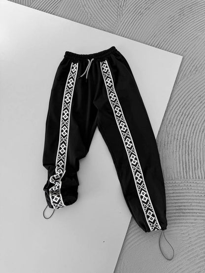Unisex Cotton Joggers - Black
