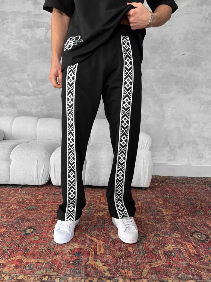 Unisex Cotton Joggers - Black