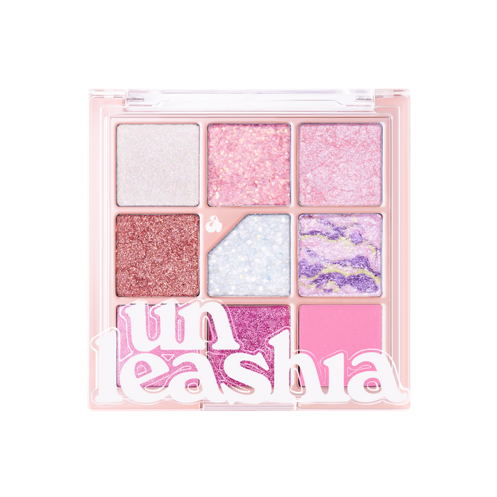UNLEASHIA - Glitterpedia Eye Palette NO.9 All of Pink Glitter