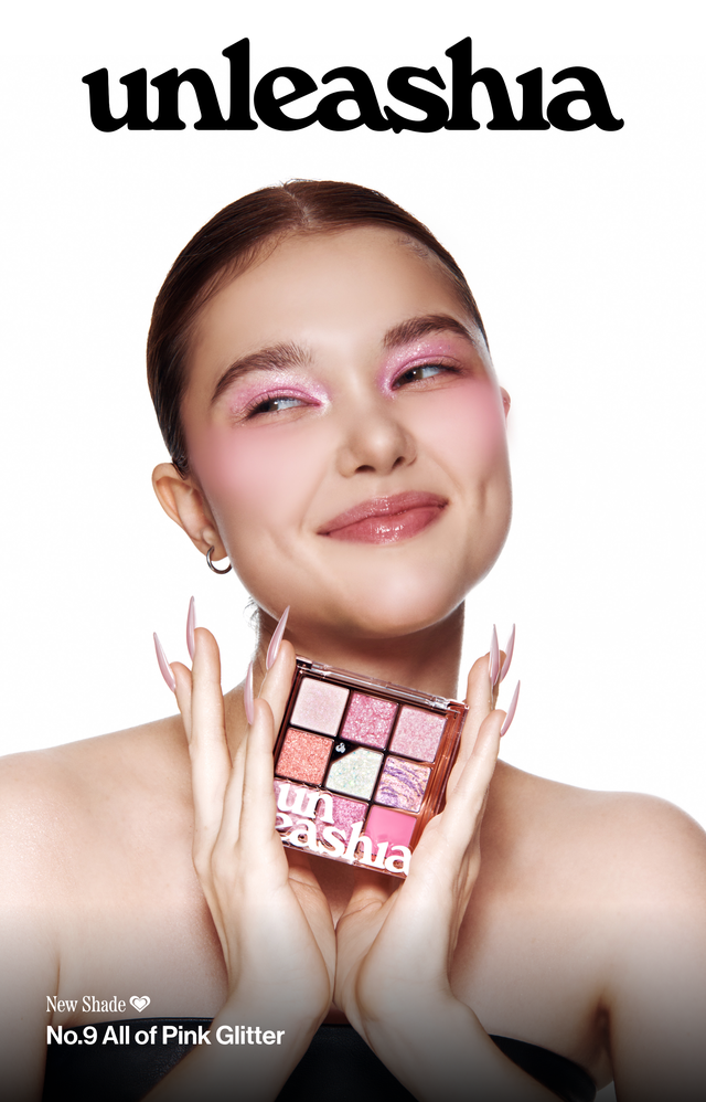 UNLEASHIA - Glitterpedia Eye Palette NO.9 All of Pink Glitter