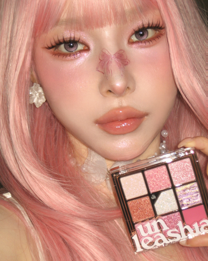 UNLEASHIA - Glitterpedia Eye Palette NO.9 All of Pink Glitter