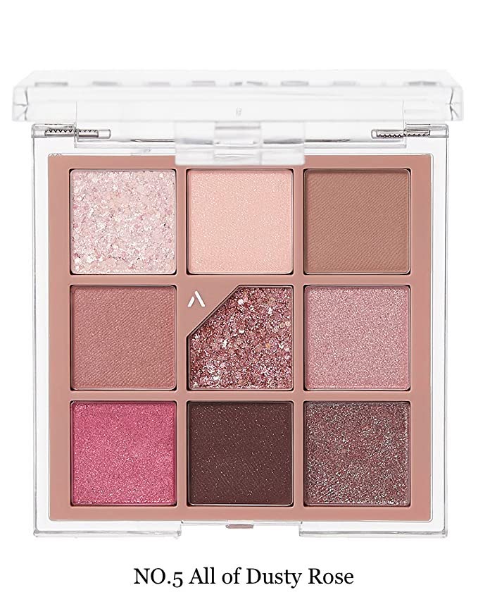 UNLEASHIA Glitterpedia Eye Palette NO.5 All of Dusty Rose