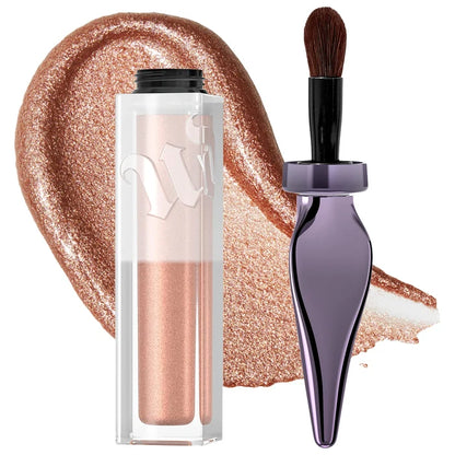 Urban Decay 24/7 Glaze-On Shimmer Liquid Eyeshadow in Sugar shade, new in box, with shimmering, smooth liquid formula for eye makeup.