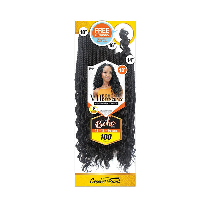 V11 Boho Deep Curly 14"16"18"
