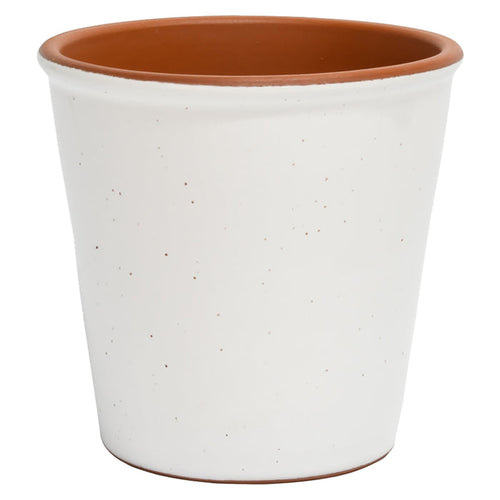 Vasum Pot 7.6" White