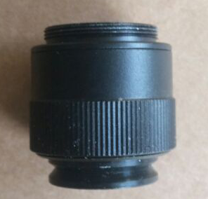 Video Zoom Lens Compatible Photo Eyepiece Adapter, SKU MZ02016131-0001, three quarter front view