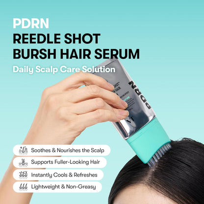 VT Cosmetics PDRN Reedle Shot Brush Hair Serum 100ml سيروم الشعر من في تي كوزمتكس بي دي آر إن ريدل شوت براش - Princess Cosmetics Qatar