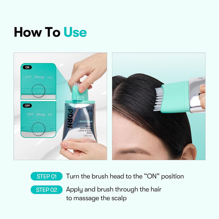 VT Cosmetics PDRN Reedle Shot Brush Hair Serum 100ml سيروم الشعر من في تي كوزمتكس بي دي آر إن ريدل شوت براش - Princess Cosmetics Qatar