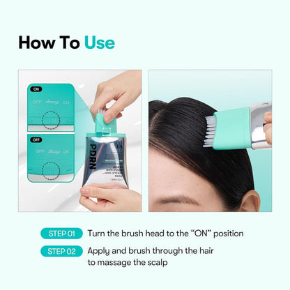 VT Cosmetics PDRN Reedle Shot Brush Hair Serum 100ml سيروم الشعر من في تي كوزمتكس بي دي آر إن ريدل شوت براش - Princess Cosmetics Qatar
