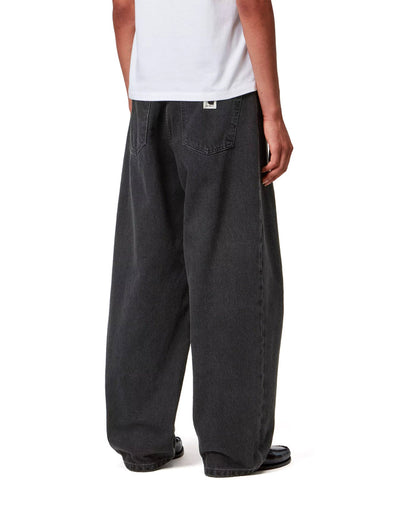 W Brandon Pant Black Stone Washed