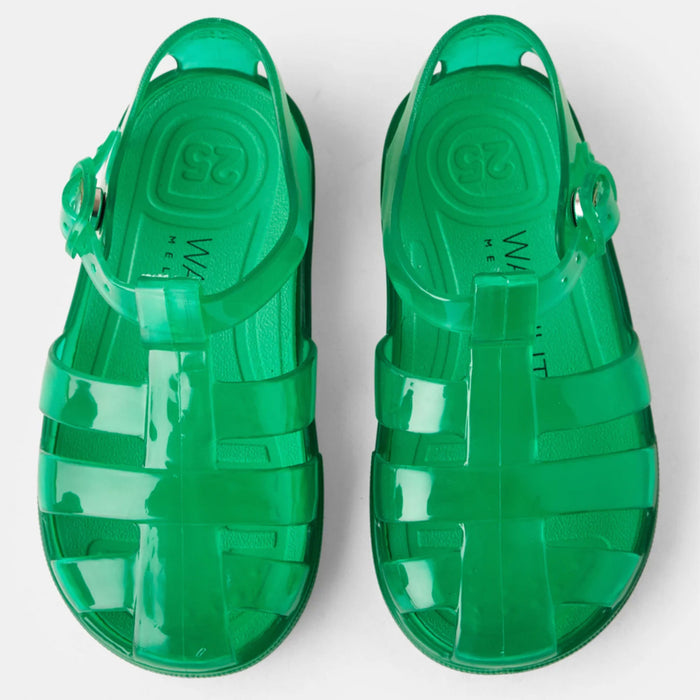 Walnut Frankie Sandals - Green