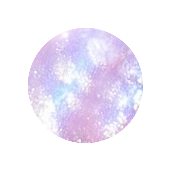 Watercolor Mermaid nail polish color swatch with soft pastel purples, blues, and shimmering iridescent finish
