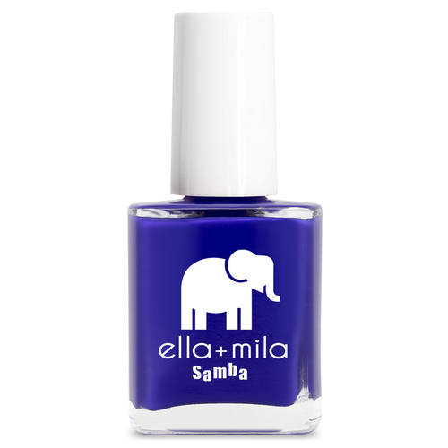 When the Sun Goes Down cobalt blue nail polish bottle – ella+mila
