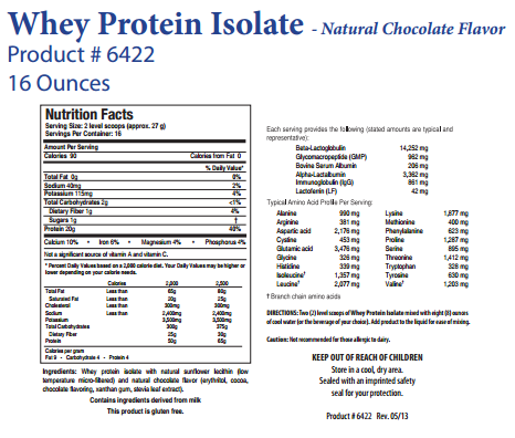 Whey Protein Isolate by Biotics Research