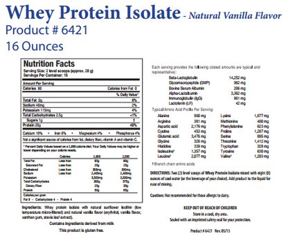 Whey Protein Isolate by Biotics Research