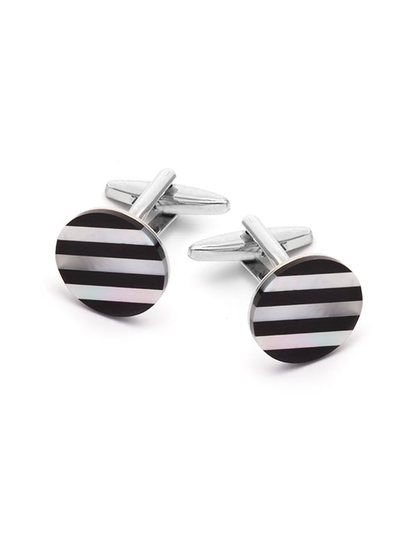 White Mother-Of-Pearl Cufflinks