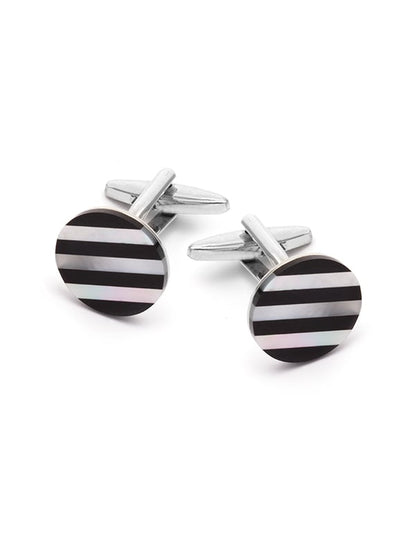 White Mother-Of-Pearl Cufflinks